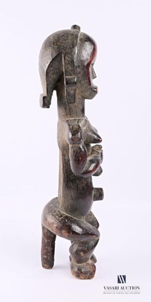 null FANG - GABON
Statue d'ancêtre, gardien de reliquaire en bois sculpté patiné...