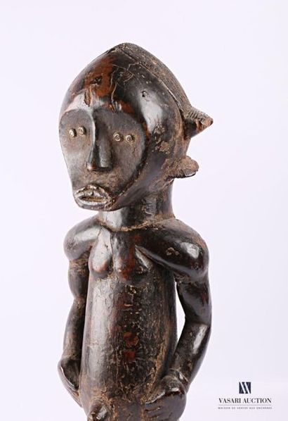 null FANG - GABON
Statue d'ancêtre, gardien de reliquaire en bois sculpté patiné...