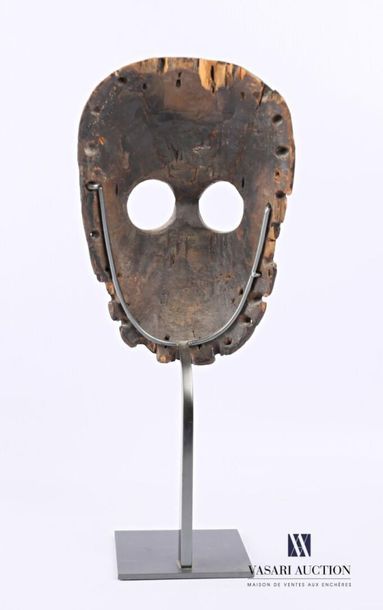 null COTE D'IVOIRE 
Masque en bois sculpté
Haut. : 22 cm 
Note : Le substantif "masque"...