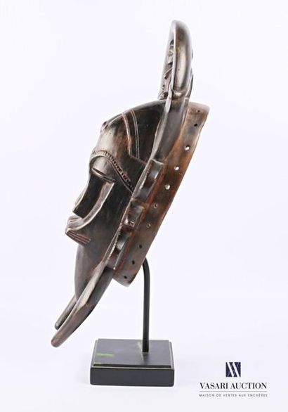 null SENOUFO - COTE D'IVOIRE
Masque en bois sculpté et patiné à deux visages côte...