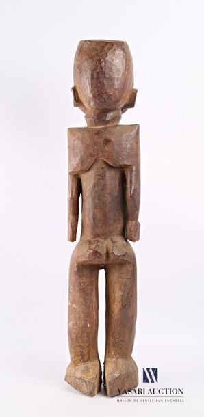 null LOBI - COTE D'IVOIRE
Fétiche debout en bois sculpté 
Haut. : 66 cm
Note : Les...