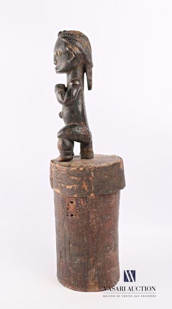 null FANG - NORD GABON
Statue d'ancêtre, gardien de reliquaire en bois sculpté, métal...