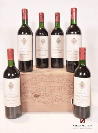 null 6 bouteilles	Château CAPBERN GASQUETON	St Estèphe	1987
	Vin produit par le Château...
