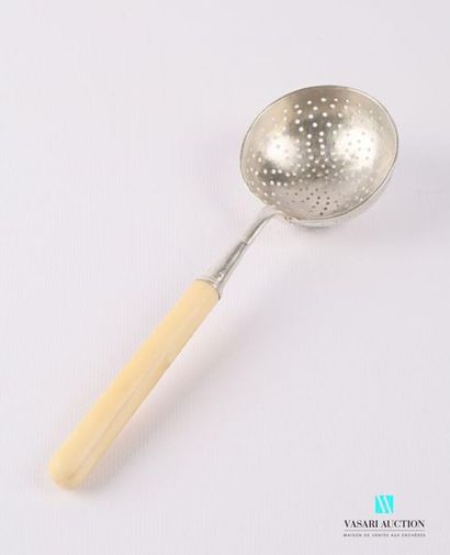 null Sprinkling spoon, the silver spoon (1819-1838), the ivory
handle (handle added,...