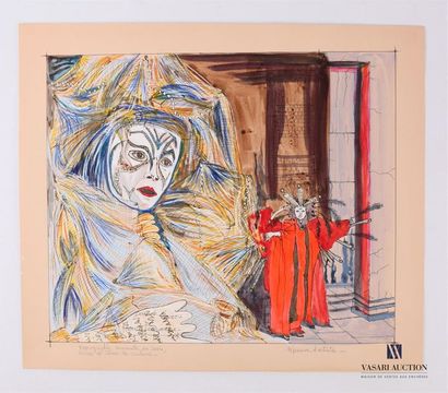 null PEYRANNE Rémy (XXth century)
Carnival of Venice
A lithograph and a reprographic...