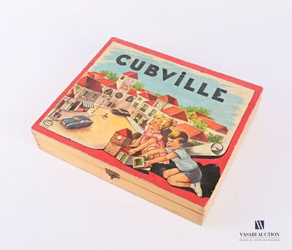 CUBVILLE White wooden 
box opening with a...