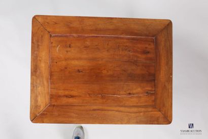null Table à écrire en bois natuel mouluré, le plateau de forme rectangulaire aux...