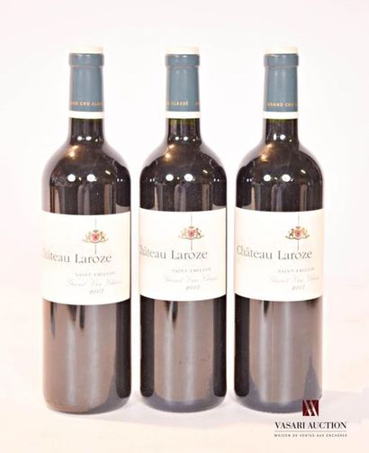 null 3 bouteilles	Château LAROZE	St Emilion GCC	2007
	Présentation et niveau, im...