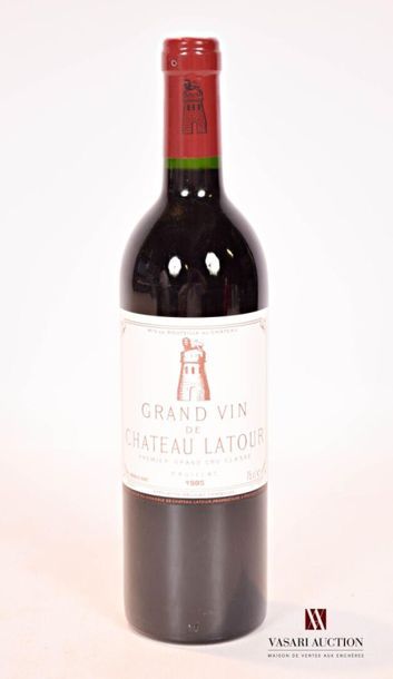 null 1 bouteille	Château LATOUR	Pauillac 1er GCC	1985
	Présentation et niveau, impeccables....