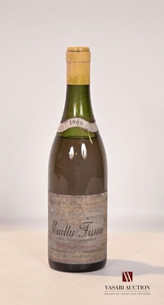 null 1 bottlePOUILLY FUMÉ put Georges Julidert Vit.1966Et
. faded and stained (readable)....
