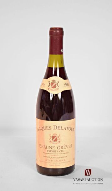 null 1 bouteille	BEAUNE GRÈVES 1er Cru mise J. Delatour		1991
	Et. tachée. N : 2,5...