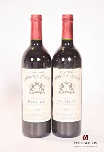 2 bouteilles	Château GRAND PUY DUCASSE	Pauillac...