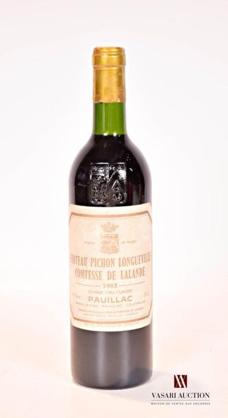 1 bouteille	Château PICHON LALANDE	Pauillac...