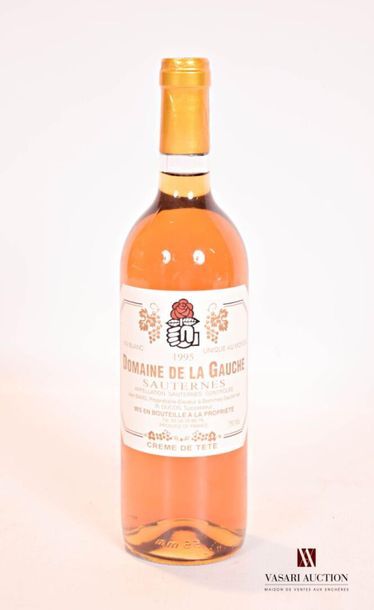 null 1 bouteille	DOMAINE DE LA GAUCHE	Sauternes	1995
	Crème de Tête. Et. à peine...