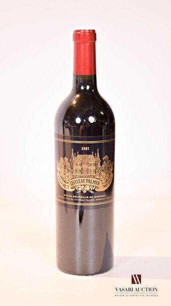 null 1 bouteille	Château PALMER	Margaux GCC	2007
	Présentation et niveau, impecc...