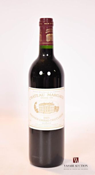 null 1 bouteille	Château MARGAUX	Margaux 1er GCC	1995
	Et. à peine tachée. N : mi...