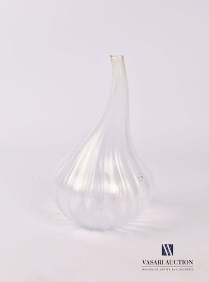 null SALVIATI
Vase soliflore modèle Drops en verre translucide de forme piriforme...