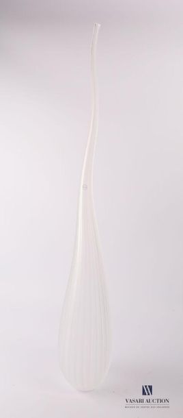 null SALVIATI
Vase soliflore modèle Aria en verre sablé de forme piriforme à long...