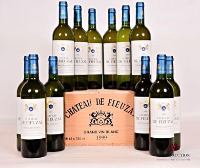 null 12 bouteilles	Château DE FIEUZAL	Graves blanc	1999
	Et. impeccables. N : bas...