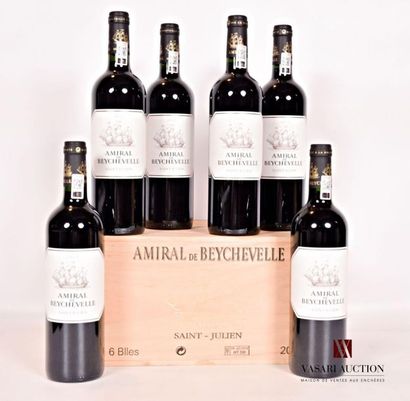 null 6 bouteilles	AMIRAL DE BEYCHEVELLE	St Julien	2013
	Et.: 5 excellentes, 1 n peu...