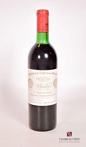 null 1 bouteille	Château CHEVAL BLANC	St Emilion 1er GCC	1973
	Et. à peine tachée....