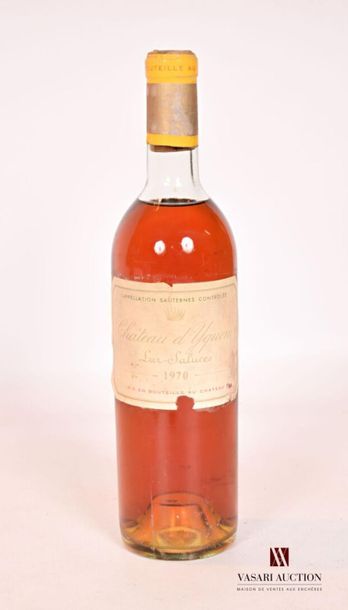 null 1 bouteille	Château d'YQUEM	1er Cru Sup Sauternes	1970
	Et. un peu fanée et...