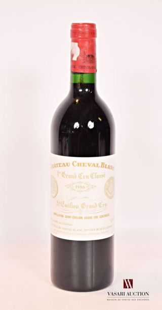 null 1 bouteille	Château CHEVAL BLANC	St Emilion 1er GCC	1986
	Présentation et niveau,...