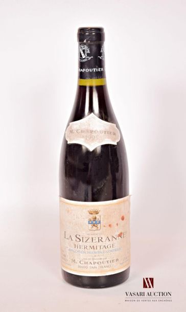 null 1 bouteille	HERMITAGE La Sizeranne mise Chapoutier		1995
	Et. tachée. N : 1...