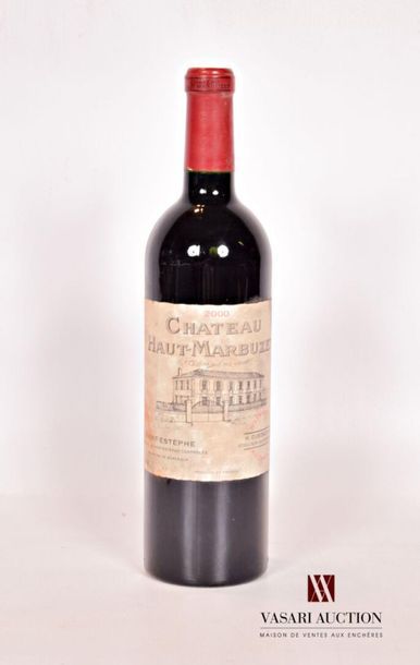 null 1 bouteille	Château HAUT MARBUZET	St Estèphe	2000
	Et. très tachée mais parfaitement...
