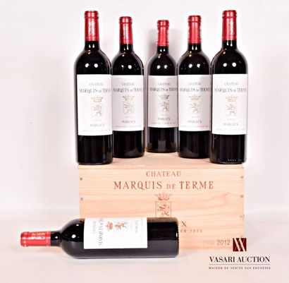 null 6 bouteilles	Château MARQUIS DE TERME	Margaux GCC	2012
	Présentation et niveau,...