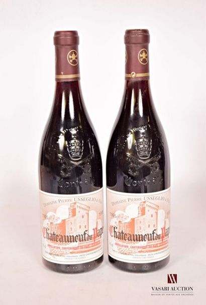null 2 bouteilles	CHATEAUNEUF DU PAPE mise Dom. P. Usseglio		1995
	Présentation et...