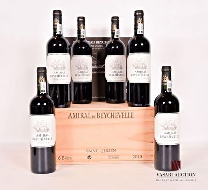 null 6 bouteilles	AMIRAL DE BEYCHEVELLE	St Julien	2013
	Présentation et niveau, impeccables....