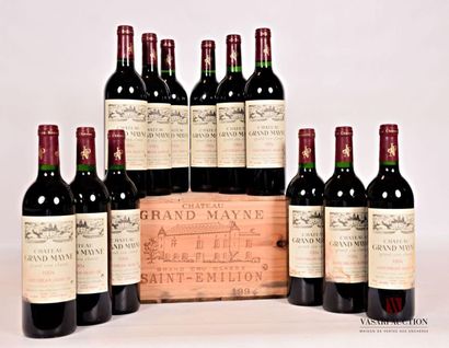 null 12 bouteilles	Château GRAND MAYNE	St Emilion GCC	1994
	Et.: 8 impeccables, 4...