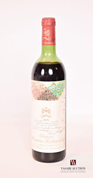 null 1 bottleChâteau MOUTON ROTHSCHILDPauillac 1er GCC1979
And. de Domoto, stained....