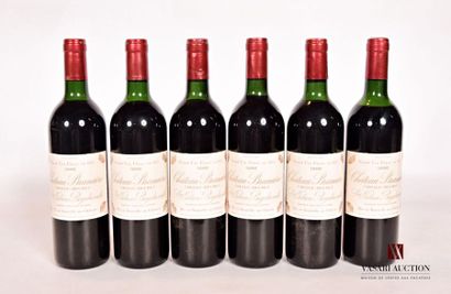 null 6 bouteilles	Château BRANAIRE DUCRU	St Julien GCC	1986
	Et. excellentes. N :...