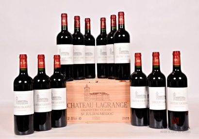 null 12 bouteilles	Château LAGRANGE	St Julien GCC	2011
	Présentation et niveau, impeccables....