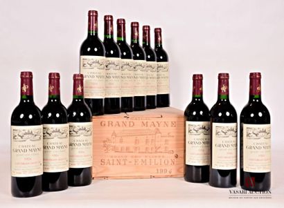 null 12 bouteilles	Château GRAND MAYNE	St Emilion GCC	1994
	Et. impeccables. N :...