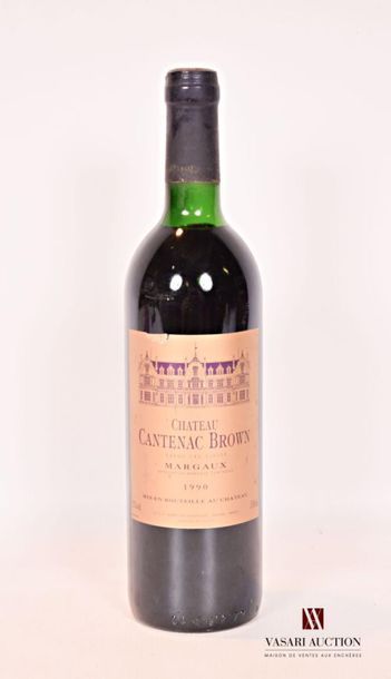 null 1 bouteille	Château CANTENAC BROWN	Margaux GCC	1990
	Et. un peu tachée (1 légère...