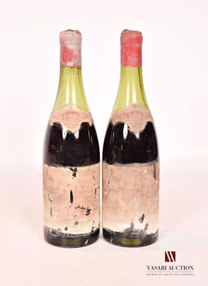 null 2 bouteilles	CHAMBERTIN Clos de Bèze mise Naigeon-Chauveau nég.		1959
	Et. très...