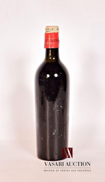 null 1 bouteille	Château TIMBERLAY	Bordeaux Sup	1961
	Sans étiquette. Jupe de la...