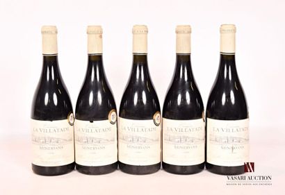 null 5 bouteilles	MINERVOIS Château La Villatade mise Morin Vit.		1998
	Et. un peu...