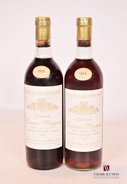 null 2 bottlesChâteau COMET MAGEYHaut Sauternes1975
Contigu Ch. d'Yquem. And. a little...