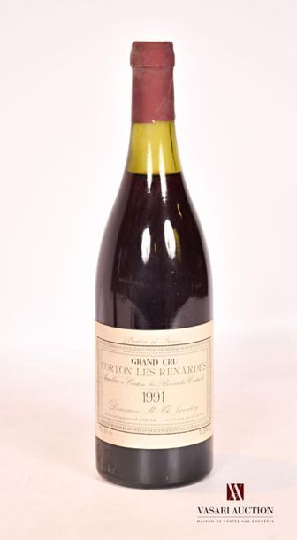 null 1 bouteille	CORTON GC Les Renardes Dom. M. Ch. Lavouhey		1991
	Et. légèrement...