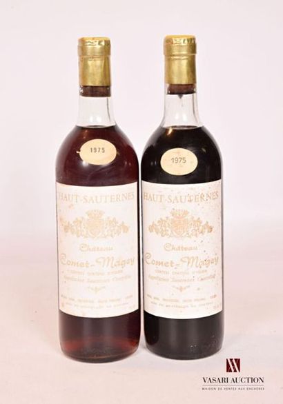 null 2 bouteilles	Château COMET MAGEY	Haut Sauternes	1975
	Contigu Ch. d'Yquem. Et....