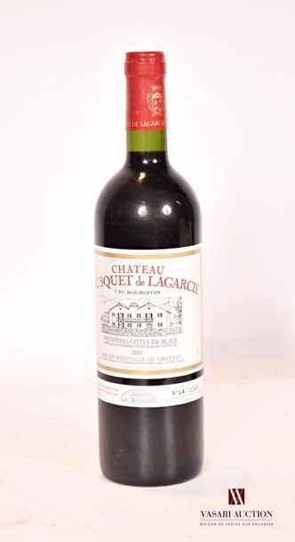 null 1 bouteille	Château CRUSQUET DE LAGARCIE	1ères Côtes de Blaye	2001
	Présentation...