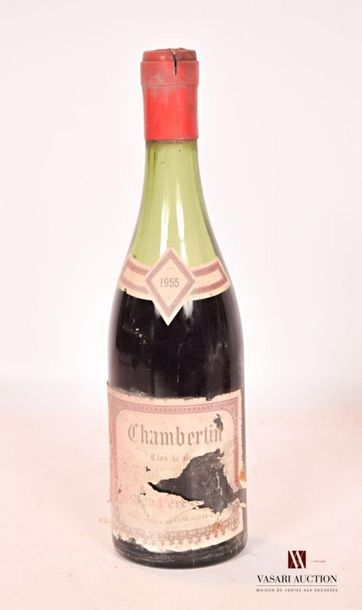 null 1 bouteille	CHAMBERTIN Clos de Bèze mise Coron Père & Fils		1955
	Et. fanée,...