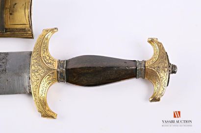 null Germanic type dagger called "Holbein", beautiful 23,5 cm blade, with central...
