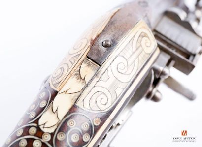 null Wheel pistol, beautiful lock with two Nuremberg punches end XVIth century (CF...