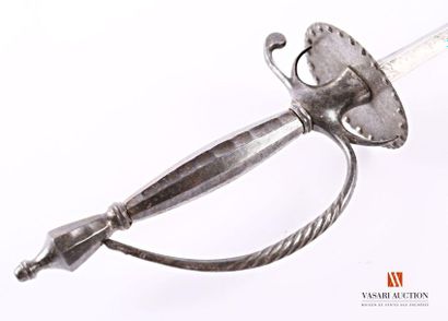 null Town sword, all-iron mount, small donkey's pace, with a twisted branch, pommel...
