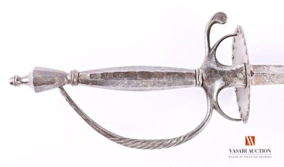 null Town sword, all-iron mount, small donkey's pace, with a twisted branch, pommel...